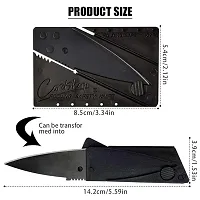 Folding Pocket Cutter Portable Outdoor Cutter Card-sized Folding Cutter 65mm 304 Stainless Blade Pocket Cutter Survival Gear Self-defence Tool Box Cutter-thumb2