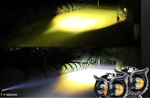 Led Owl Shape Fog Yellow-White Light Low High Beam For Universal Vehicles 9V-60V 20W Pack Of 2-thumb4