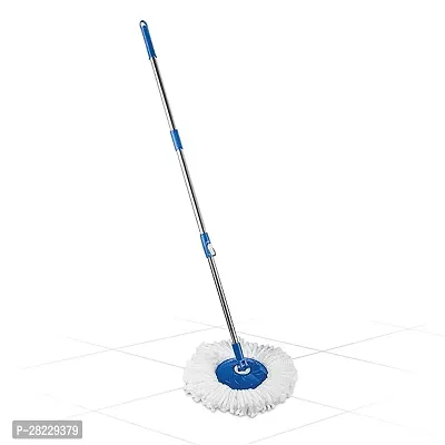 Mop Stick Adjustable Rapid-Change Handle Ideal For Floor Cleaning With 10-Inch Mop Plate-thumb0