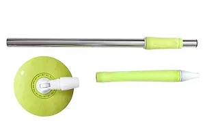 Mop Stick Adjustable Rapid-Change Handle Ideal For Floor Cleaning With 10-Inch Mop Plate-thumb3