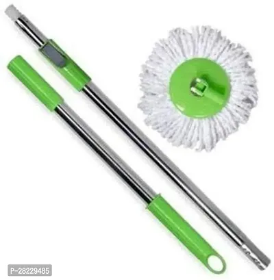 Mop Stick Adjustable Rapid-Change Handle Ideal For Floor Cleaning With 10-Inch Mop Plate-thumb4