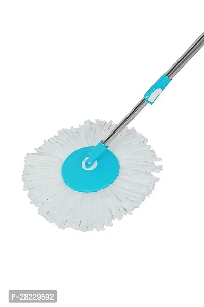 Mop Stick Adjustable Rapid-Change Handle Ideal For Floor Cleaning With 10-Inch Mop Plate