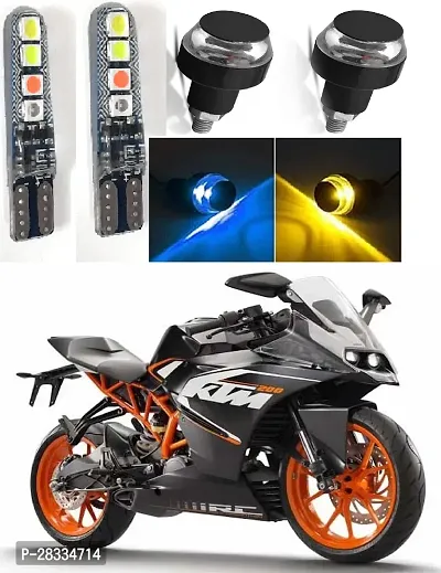 Imported Motorcycle 7/8 Handlebar Turn Signal LED Light-thumb0