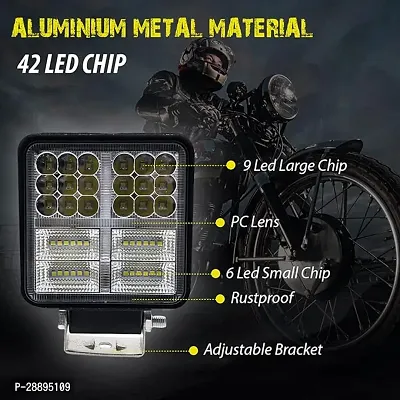 56LED Fog Light Square Flood Driving Lamp for Bike and Car-thumb4