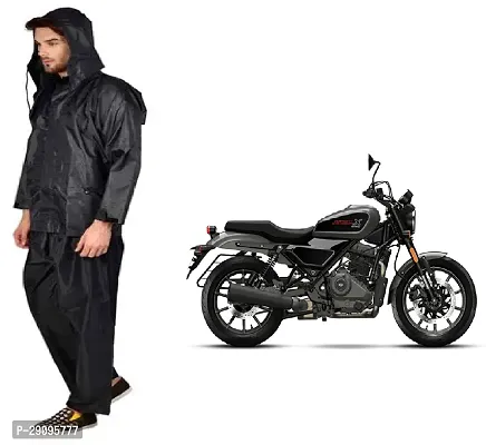 Rain Suit Men's Women's Black Colour Rain Suit with medium size