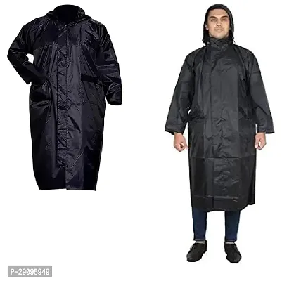 Solid Waterproof Rain Coat for Men and Women with larga size