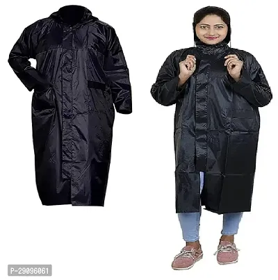 Rain Suit Men's Women's Black Colour Rain Suit with medium size