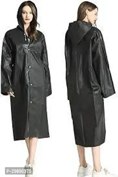 Solid Waterproof Rain Coat for Men and Women with larga size-thumb0