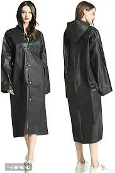 Solid Waterproof Rain Coat for Men and Women with medium size