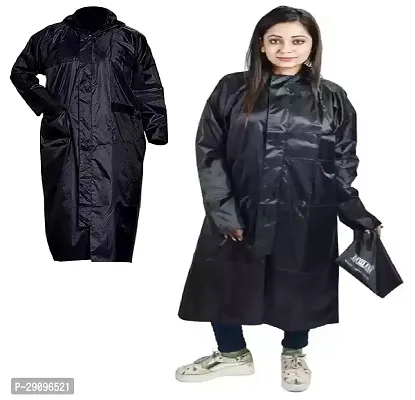 Solid Waterproof Rain Coat for Men and Women with medium size