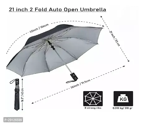 Stylish 3 Fold Umbrella For Unisex-thumb3