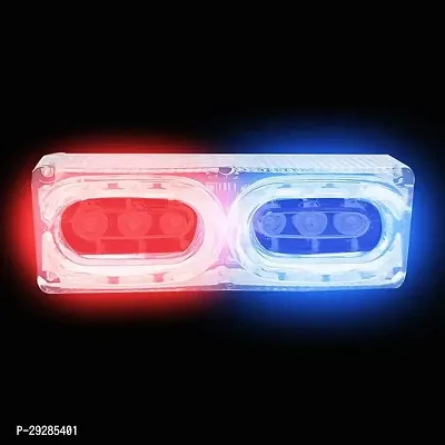 Police Light/Flasher/car bike light -Red  Blue for Hyundai i20 Active and LED Flash Strobe Emergency Warning Light for Motorcycle(pack of 1pcs)-thumb2