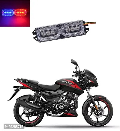 Police Light/Flasher/car bike light -Red  Blue for Hyundai i20 Active and LED Flash Strobe Emergency Warning Light for Motorcycle(pack of 1pcs)
