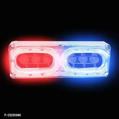 Police Light/Flasher/car bike light -Red  Blue for Hyundai i20 Active and LED Flash Strobe Emergency Warning Light for Motorcycle(pack of 1pcs)-thumb3