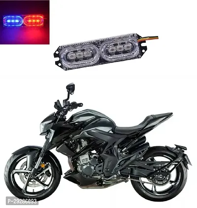 Police Light/Flasher/car bike light -Red  Blue for Hyundai i20 Active and LED Flash Strobe Emergency Warning Light for Motorcycle(pack of 1pcs)