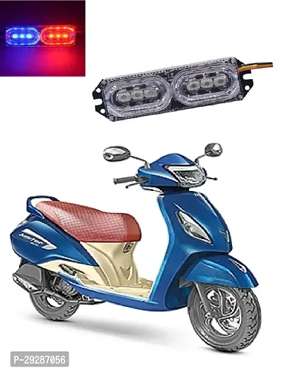 Police Light/Flasher/car bike light -Red  Blue for Hyundai i20 Active and LED Flash Strobe Emergency Warning Light for Motorcycle(pack of 1pcs)