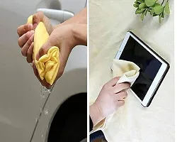 Liquid Absorbing Chamois Cloth for Car Cleaning Microfiber Cloth Small 1 Piece 43 CM x 32 CM-thumb4