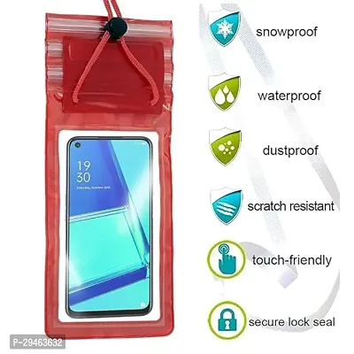 Mobile Phone PVC Waterproof Sealed Rain Protection Pouch Cover for 7 inches (multicolor) Pack of 1-thumb4