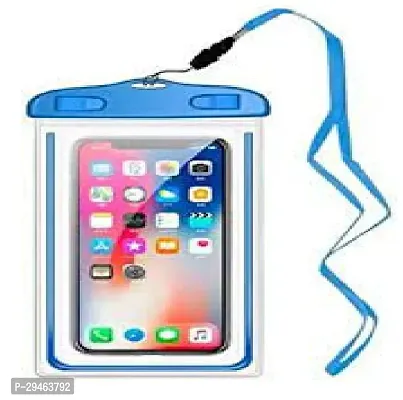 Mobile Phone PVC Waterproof Sealed Rain Protection Pouch Cover for 7 inches (multicolor) Pack of 1