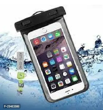 Mobile Phone PVC Waterproof Sealed Rain Protection Pouch Cover for 7 inches (multicolor) Pack of 1