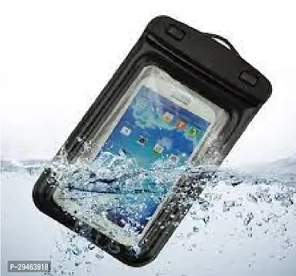 Mobile Phone PVC Waterproof Sealed Rain Protection Pouch Cover for 7 inches (multicolor) Pack of 2-thumb2