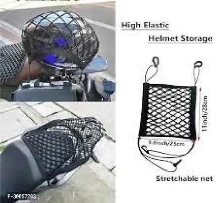 Motorcycle Bike Helmet 6 Holder Hooks Net Jali