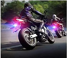 Multi Coloure Police Light Electric, Petrol Scooty  Bike - Led-thumb2