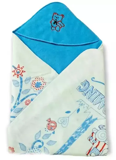 Baby Blanket new born combo pack of hooded fleece wrapper for baby boys and baby girls