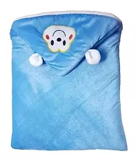 Olene Baby Blankets Newborn Pack of Super Soft Baby Wrapper Cum Baby Sleeping Bag for Baby Boys, Baby Girls, Babies (66cm x 66cm, 0-6 Months)-thumb2