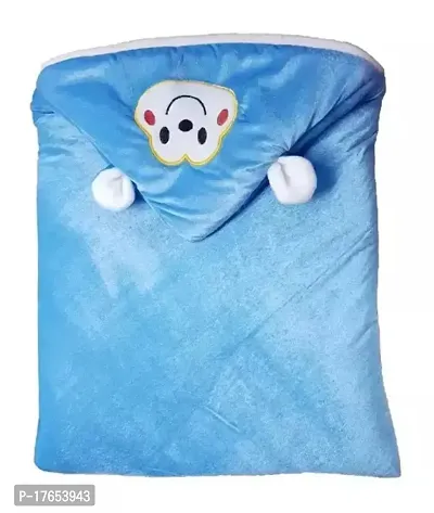 Olene Baby Blankets Newborn Pack of Super Soft Baby Wrapper Cum Baby Sleeping Bag for Baby Boys, Baby Girls, Babies (66cm x 66cm, 0-6 Months)-thumb3