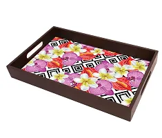 BP Design Solution Donald Design MDF Vinyl Printing Serving Tray for Kitchen serveware Coffee Tray Table Tray Size 15x9.5x1.85 inch-thumb4