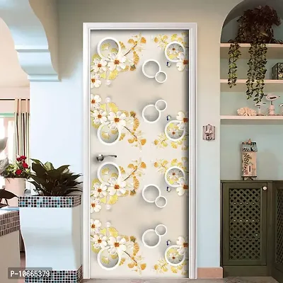 BP Design Solution Vinyl Door Sticker Wallpaper for Door, Almirah, Table, Ac, Fridge Size 30x78 inch (Style No BPDOOR106 )