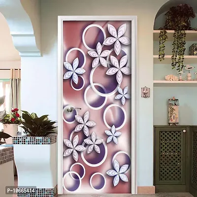 BP Design Solution Vinyl Door Sticker Wallpaper for Door, Almirah, Table, Ac, Fridge Size 30x78 inch (Style No BPDOOR115 )