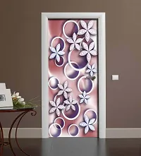 BP Design Solution Vinyl Door Sticker Wallpaper for Door, Almirah, Table, Ac, Fridge Size 30x78 inch (Style No BPDOOR115 )-thumb1