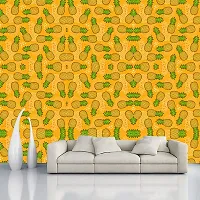 BP Design Solution Pineapple Fruit Design Wallpaper for Home D?cor, Office, Wall etc. (Self Adhesive Vinyl, Water Proof (16x96 (10 sqft)-thumb1