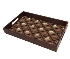 BP Design Solution Donalds Design MDF Vinyl Printing Serving Tray for Kitchen serveware Coffee Tray Table Tray Size 15x9.5x1.85 inch-thumb4