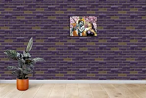 BP Design Solution Brick Purple Design Wallpaper for Home Decor, Office, Wall etc (Self Adhesive Vinyl, Water Proof (16x96 (10 sqft)-thumb2