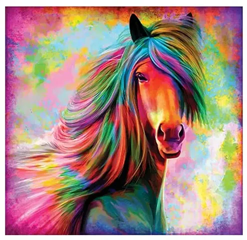 BP Design Solution Horse Canvas Painting Wall Decor Wall Art For Living Room Size 36 x 36 inch ( 9 SqFT.)