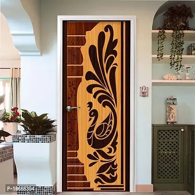 BP Design Solution Vinyl Door Sticker Wallpaper for Door, Almirah, Table, Ac, Fridge Size 30x78 inch (Style No BPDOOR124 )