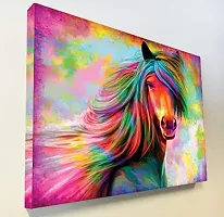 BP Design Solution Horse Canvas Painting Wall Decor Wall Art For Living Room Size 36 x 36 inch ( 9 SqFT.)-thumb1