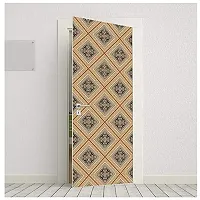 BP Design Solution Vinyl Antique Door Sticker Wallpaper for Door, Almirah, Table, Ac, Fridge Size 30x78 inch-thumb1