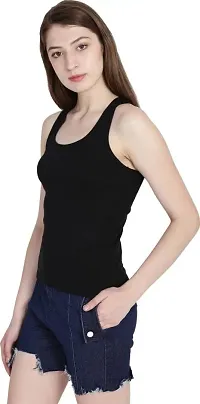 Women White, Black Tank Vest Pack Of 2-thumb3