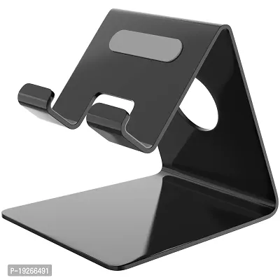 NM ENTERPRISE Mobile Phone Mount Tabletop Holder for Phones and Tablets - Black-thumb3