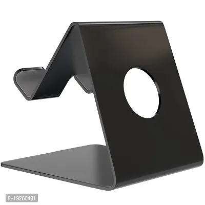 NM ENTERPRISE Mobile Phone Mount Tabletop Holder for Phones and Tablets - Black-thumb0