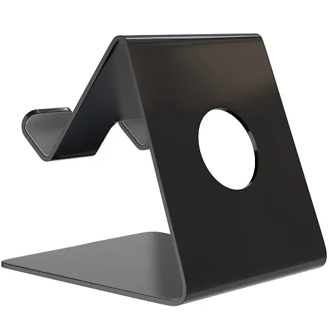 NM ENTERPRISE Mobile Phone Mount Tabletop Holder for Phones and Tablets - Black