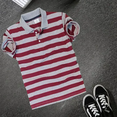 Reliable Striped Polos For Men