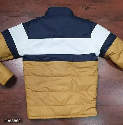Stylish Polyester Winter Fluffy Jacket For Men-thumb2