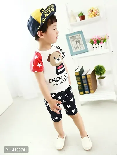 Stylish Cotton Printed Clothing Set For Baby Boys-thumb2