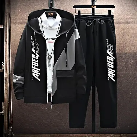 Mens Winter Fleece Tracksuits (Top and Bottom Set)