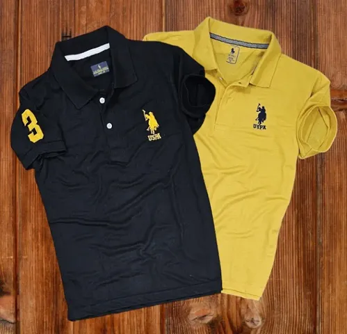 Mens Matty Polo Tshirts Pack of 2